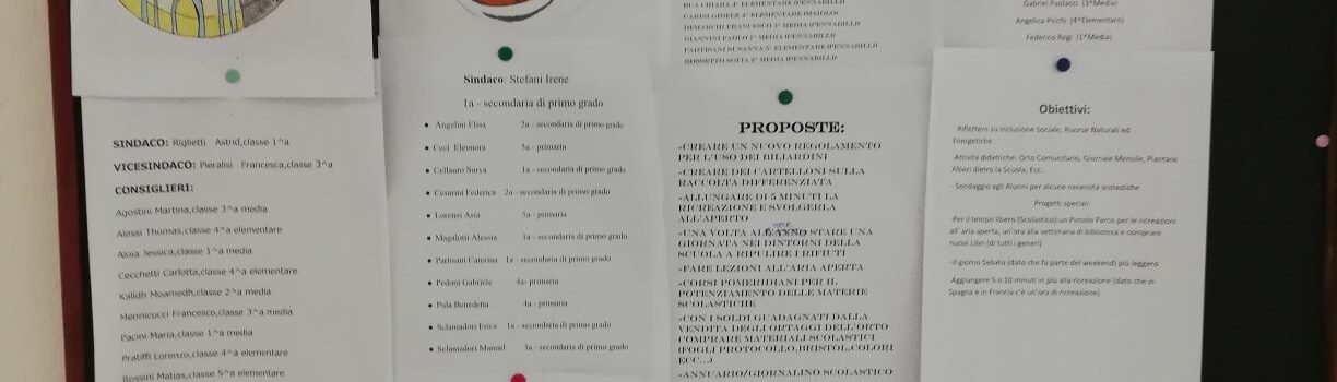 Programmi elettorali plesso di Pennabilli